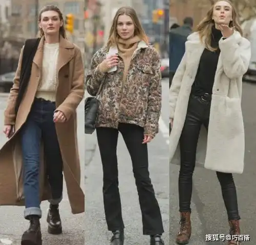 欧美女孩的时尚穿搭范本简约设计也能帅酷,适合出街穿着