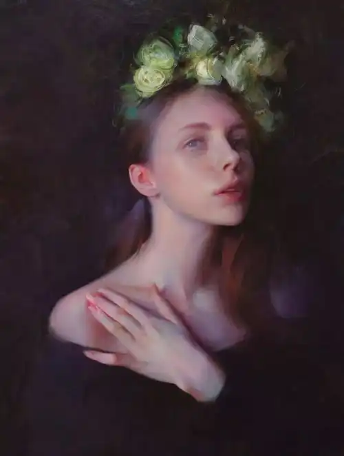 油画般的仙女,欲言又止的意境,着实让人喜欢