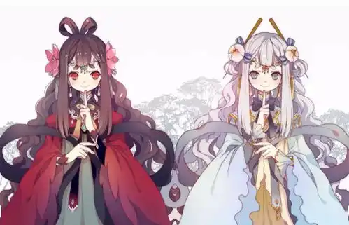 卡通可爱女生头像古风动