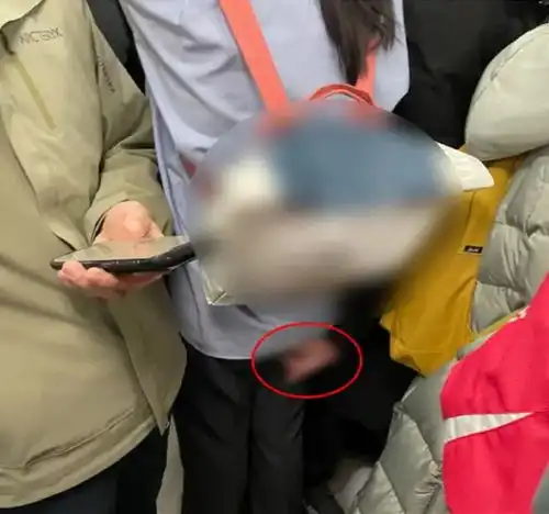 北京地铁6号线乘客伸手猥亵女子,现场被人拍下制止已拘留