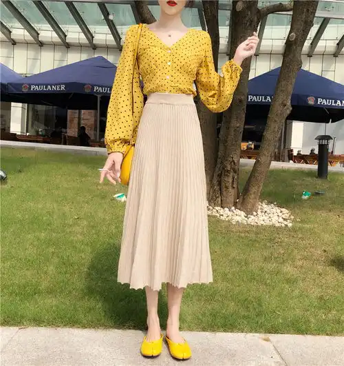 网红初秋装高冷御姐风百褶裙套装女时尚气质女神范两件套洋气显瘦hdfs福卡商城