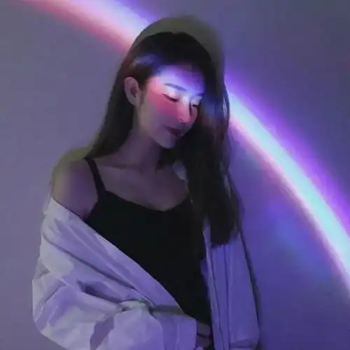 可爱女生头像真人不露脸