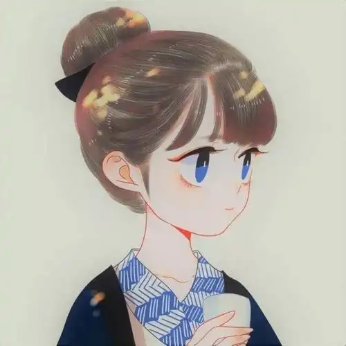 韩国女孩卡通头像甜美图