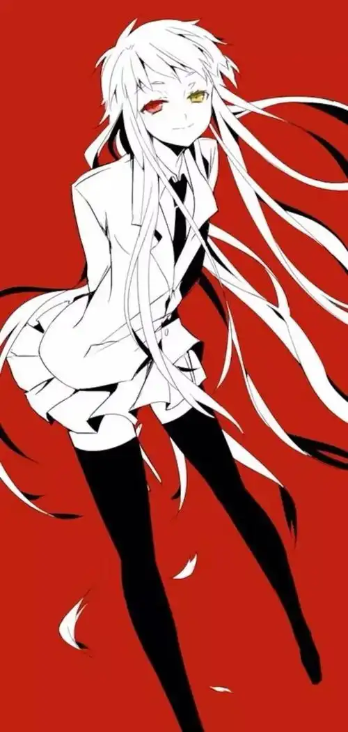 个性另类黑白少女头像