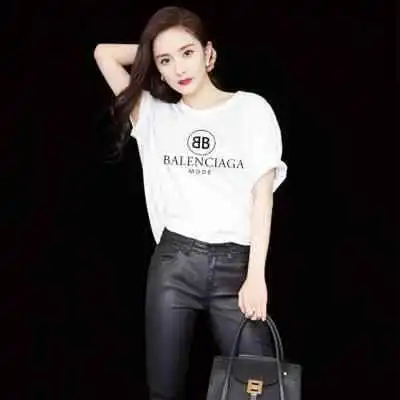 女神杨幂把短袖穿出了高级感,夏季就要这样搭