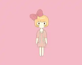 模仿练习小女孩儿