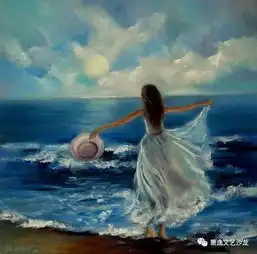 意大利女艺术家麦卡洛瓦的心灵意象油画