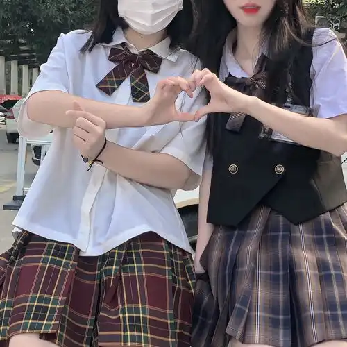 校服女生头像青春校园制