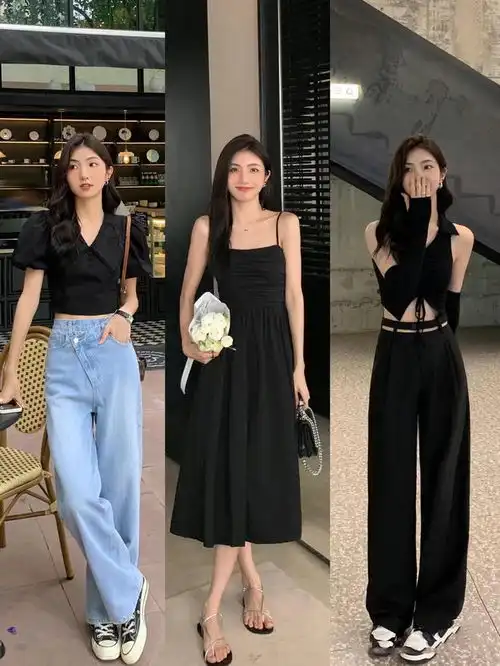 韩系穿搭的黑白配,是如何做到简约又酷飒的30女生快来抄作业