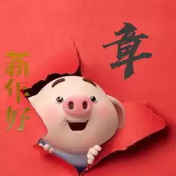 火红的猪年微信头像,换个喜庆的头像带来2019年好运气