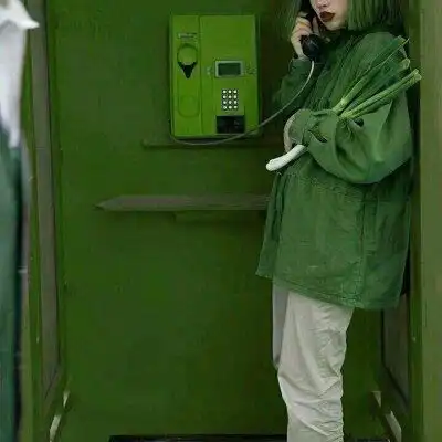 原谅色头像女生高清绿色女生简单头像2020