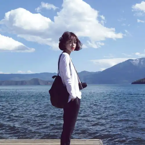 女人的微信头像山水图片