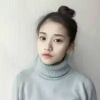 qq头像女生短发丸子头教