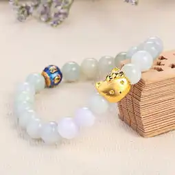armasa阿玛莎3d足硬金配翡翠hellokitty猫转运手链配权威证书图片大全邮乐官方网站