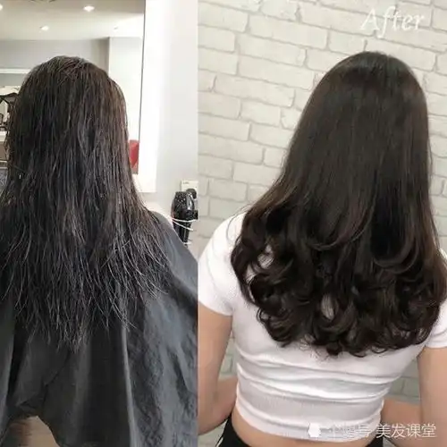 烫发前后对比图,有对比才知道,做个卷发不止时尚更有女人味