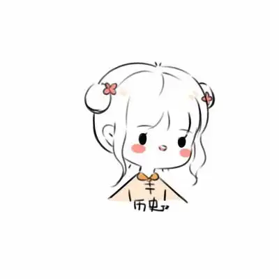 头像简约白底人物女