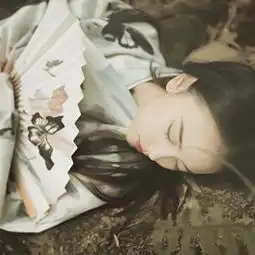 影子头像女生唯美漂亮古