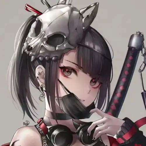 女生高清动漫ins头像高冷系黑暗系丧系酷的霸气超拽冷酷图片