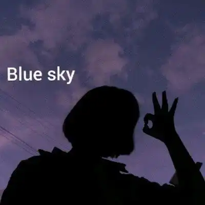 女生短发头像不露脸星空下影子头像女