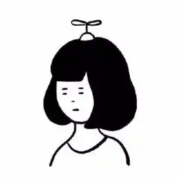 头像男黑白简笔简笔画