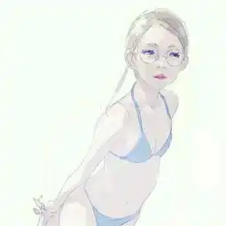 素描头像女生手绘高冷森系2018希望你好不要感冒不要焦躁