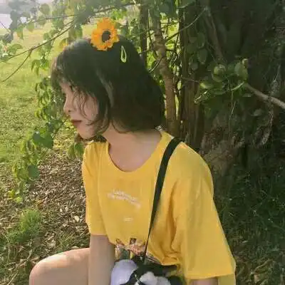 qq女生头像绿色小清新头