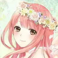 山茶花女孩唯美头像小清新山茶花少女头像