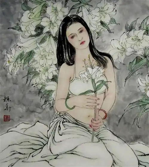 小央美欣赏当代国画水墨美女,探讨传统水墨画对当代艺术的影响