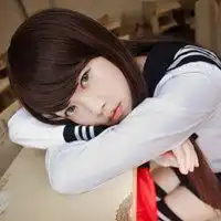 校服女生头像青春校园可