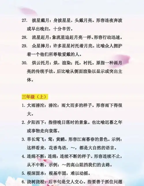 部编版小学16年级成语大全,打印给孩子,学习语文好资料