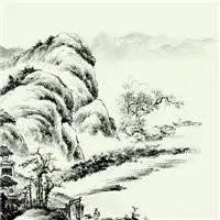 水墨山水画图片大全微信头像图片大全