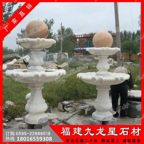 石雕风水球定制花岗岩风水球石雕水景-黄页88网