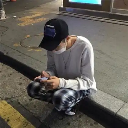 15岁女生头像戴口罩的防