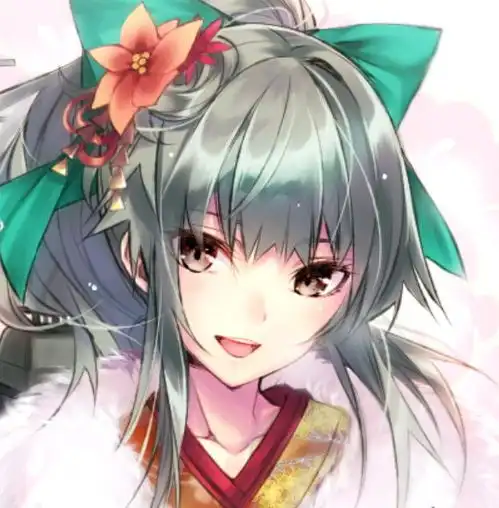 二次元动漫大头贴,打扮华丽,天真烂漫,楚楚动人的小萌妹头像