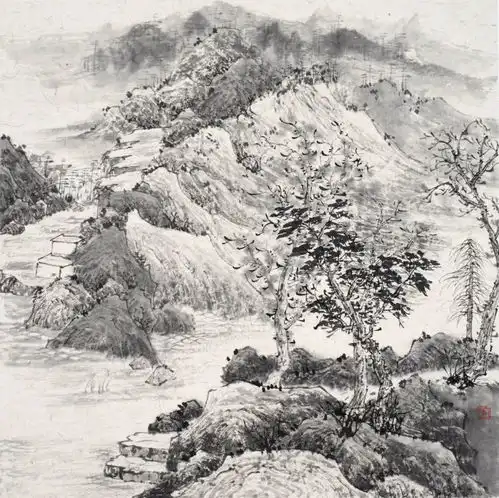 女画家张华清丽与宽厚并存,心悟山水性情