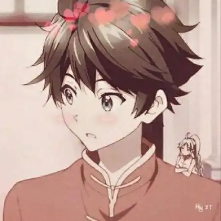 qq头像情侣动漫可爱,走在一起是缘分