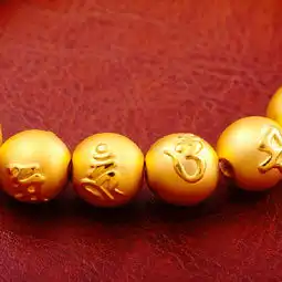 金鑫珠宝转运佛珠999千足金手链图片