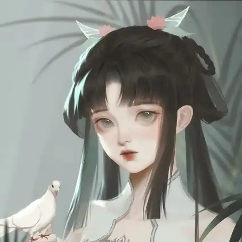 女孩动漫头像可爱仙气虹