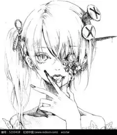 恐怖血腥的女孩图片免费下载编号5210418红动网