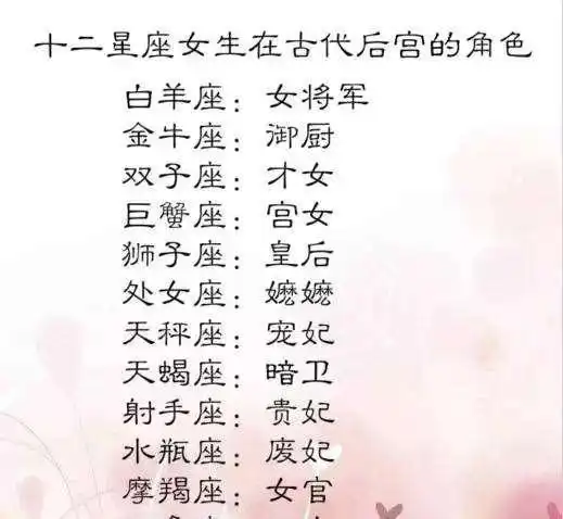 古风十二星座女孩头像12