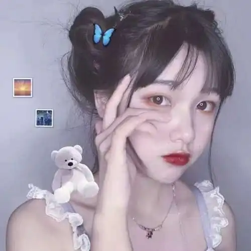 暗黑萝莉头像女生高冷闪