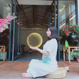 瑜伽美女齐聚重渡沟,竹林人家跳瑜伽,好美