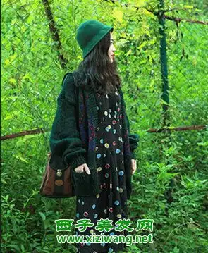 五款女生茶绿色头发图片非主流女生必备