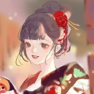 绿色古风头像女生动漫