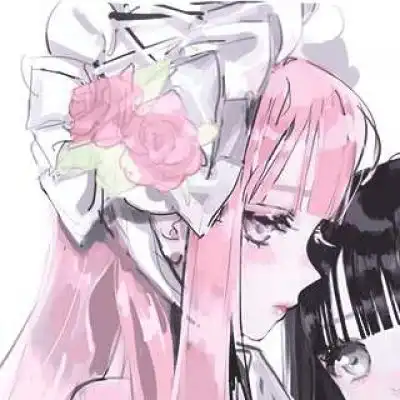 苏瓷可爱动漫闺蜜女头动漫唯美可爱清新唯美姐妹