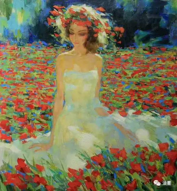 俄罗斯女画家笔下淡雅,梦幻的色彩,太美了