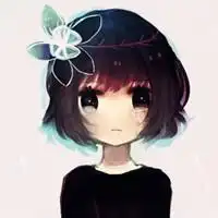 小女孩可爱头像卡通角色