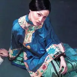 中国油画大师作品中的东方美女,真有气质