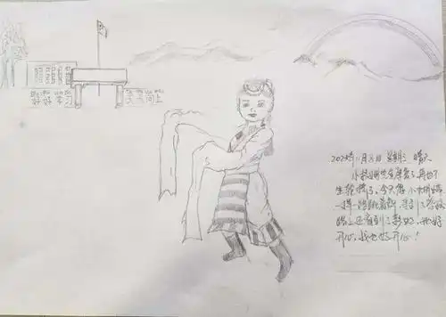 援藏日记丨漫画记录从轮椅上站起来的藏族女孩