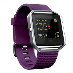 fitbitblaze智能健身手表gps全球定位心率实时检测多项运动模式智能手环音乐操控来电提醒紫色小号智能手环产品图片1it168